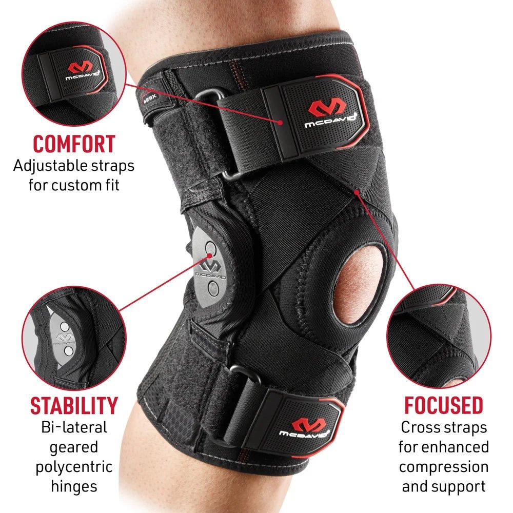 Premium Ledstabiliserande Knästöd Hinged - Stabil Posture