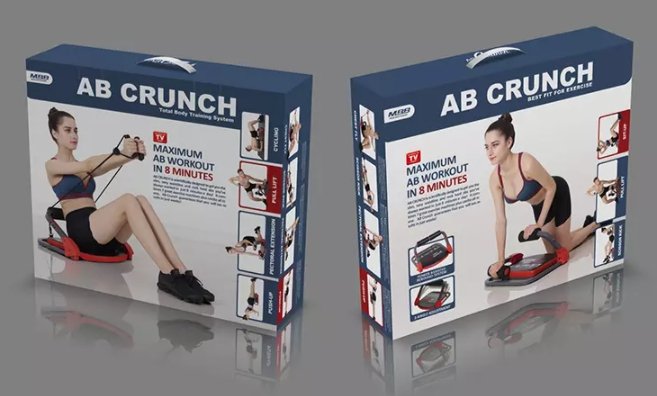 Ab Crunch (BAND+TRÄNINGSGUIDE ENG) - Stabil Posture