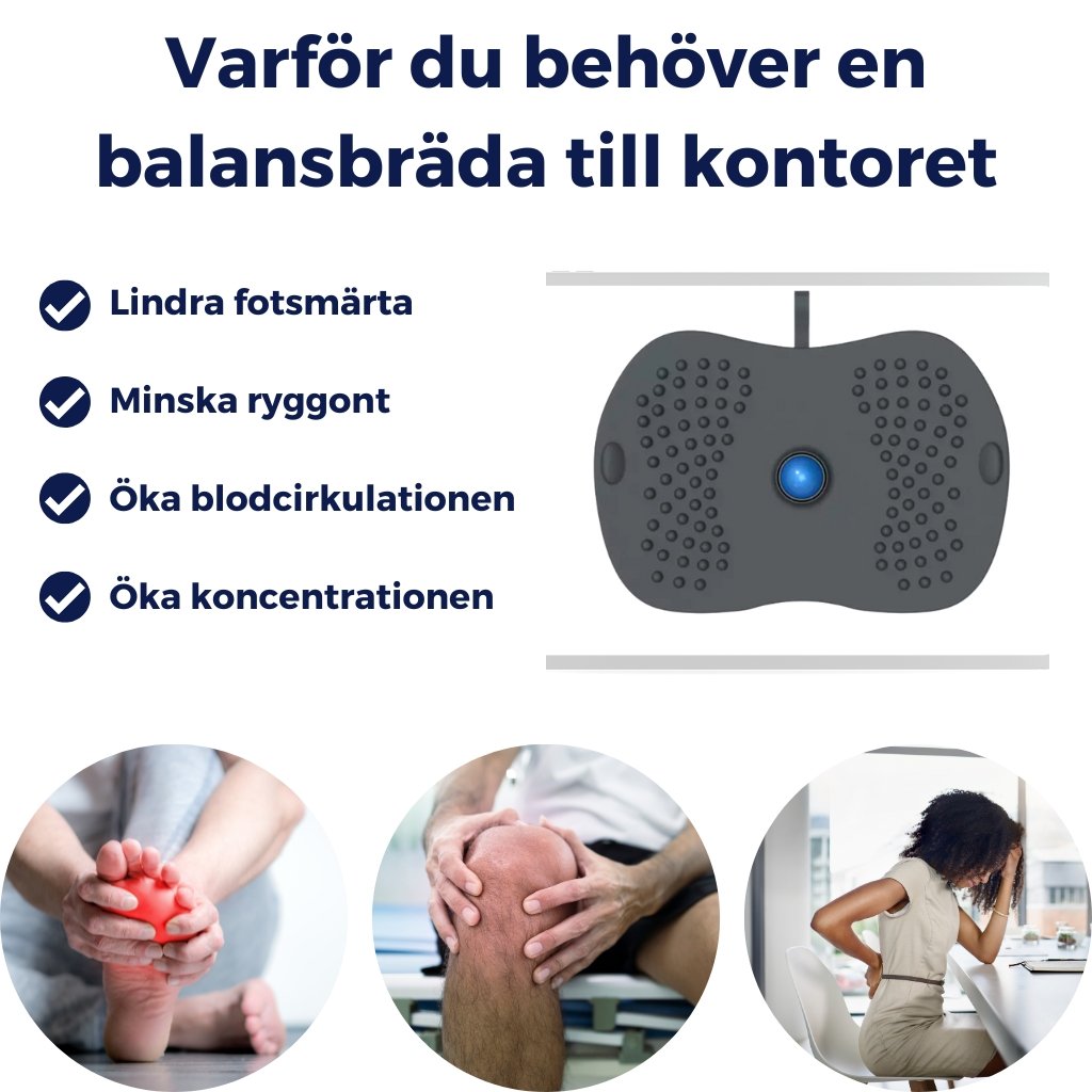 Fördelar med en balansbräda till kontoret