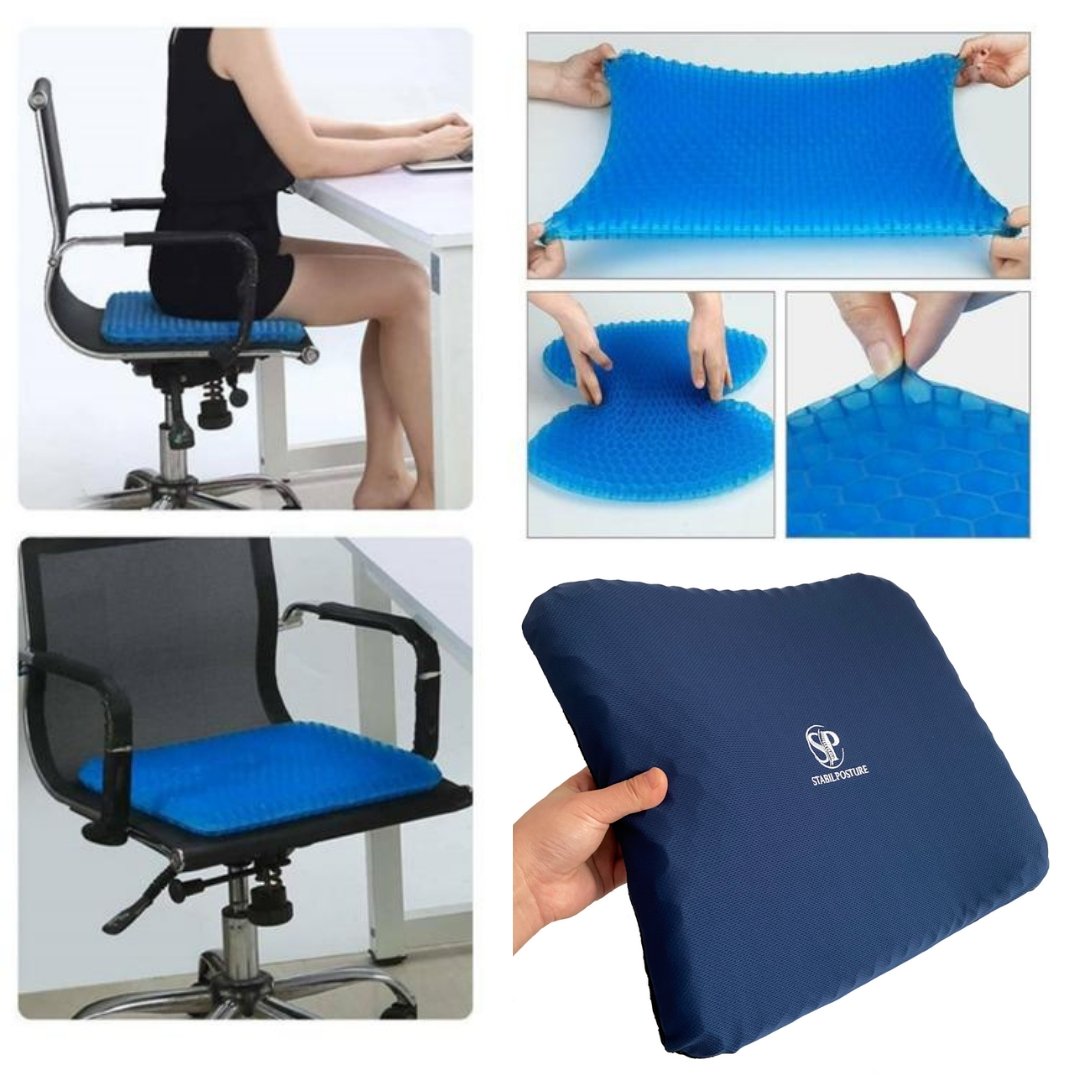 Ergonomisk Gel Sittdyna - Stabil Posture