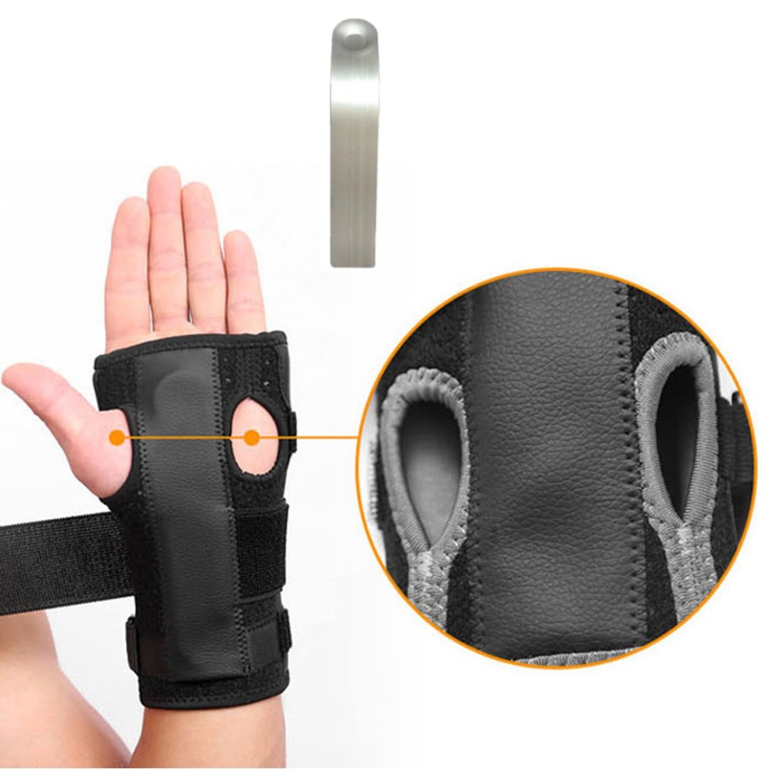 Handledsstöd med skena – justerbar passform med kardborreband