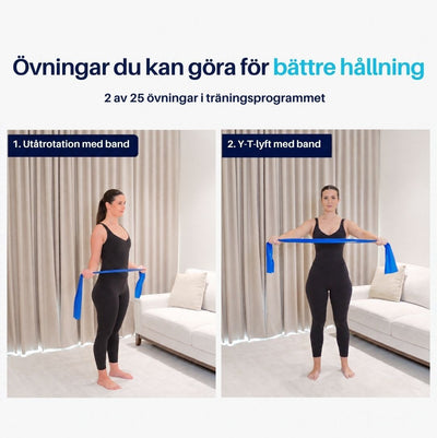 Stabil Vardag Träningspaket – gummiband + videoprogram