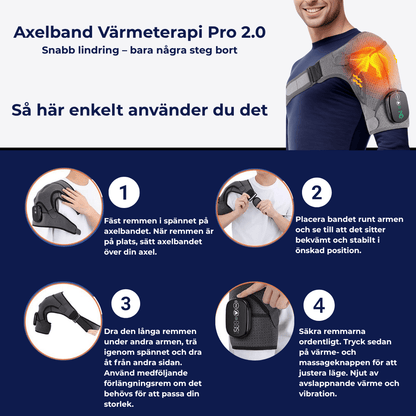Axelband Värmeterapi Pro 2.0 - Stabil Posture