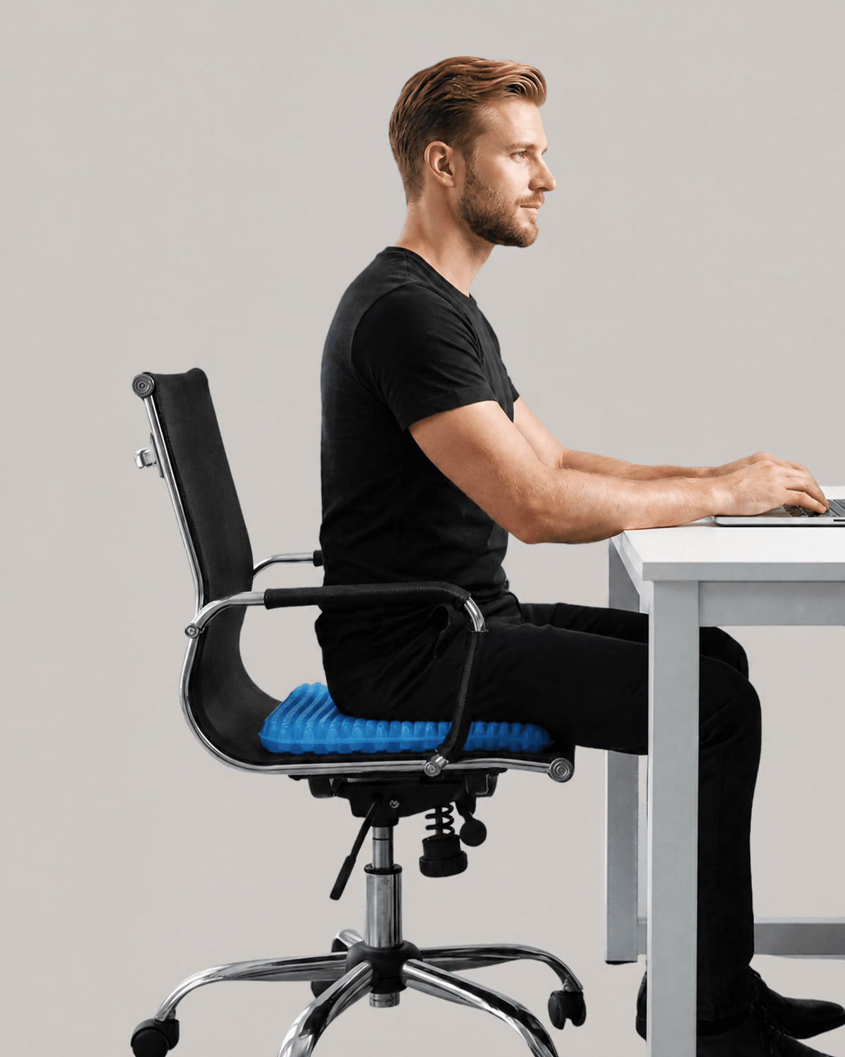 Ergonomisk Gel Sittdyna - Stabil Posture