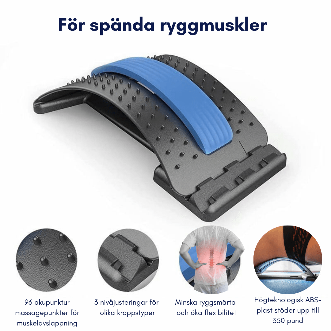 Ergonomisk Ryggsträckare - Stabil Posture
