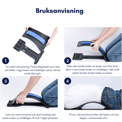 Ergonomisk Ryggsträckare - Stabil Posture