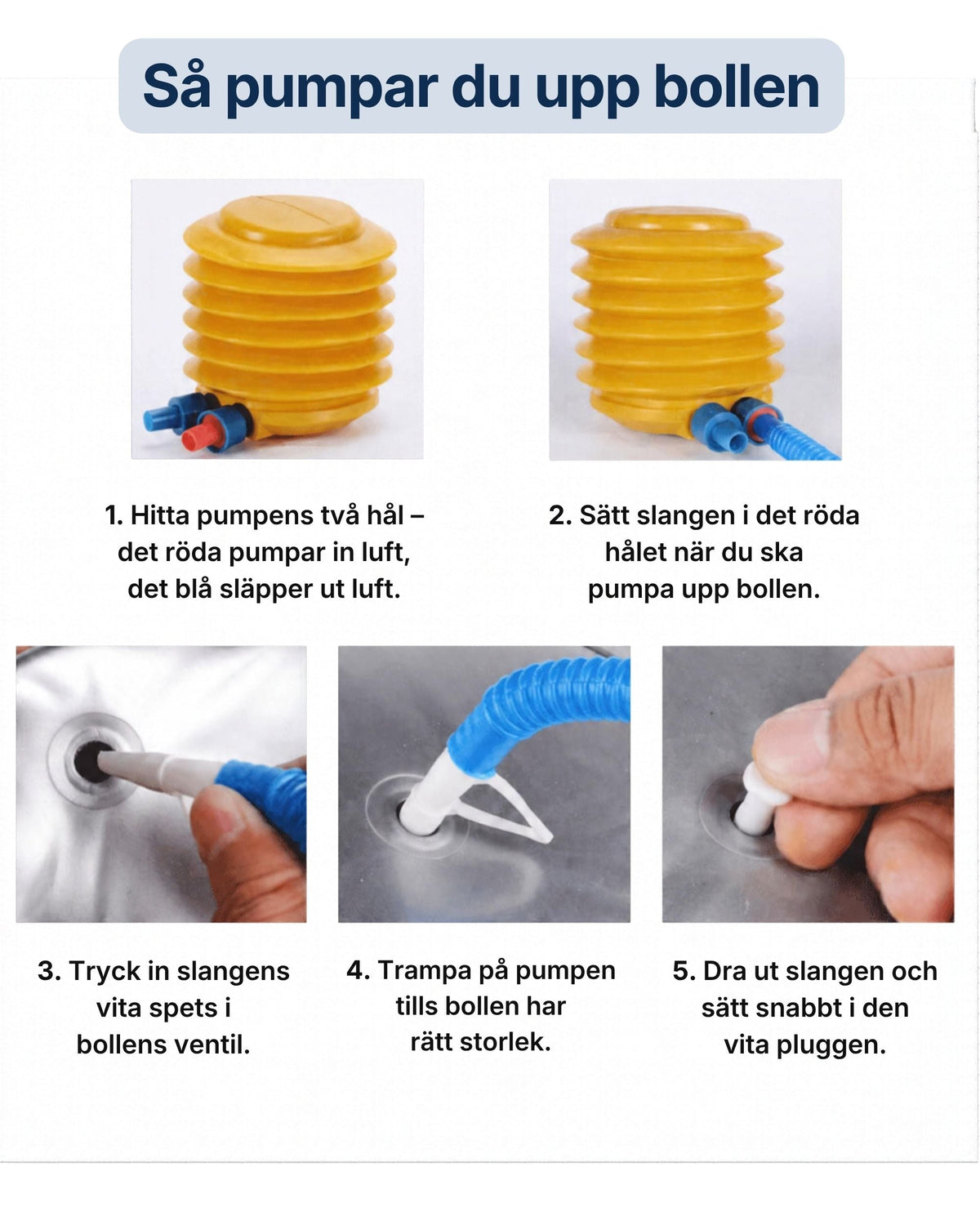 Gymboll med pump - Stabil Posture