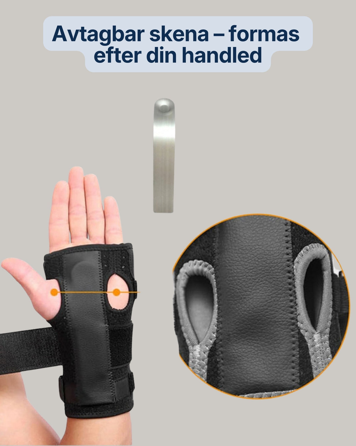 Handledsstöd Stabil med skena - Stabil Posture
