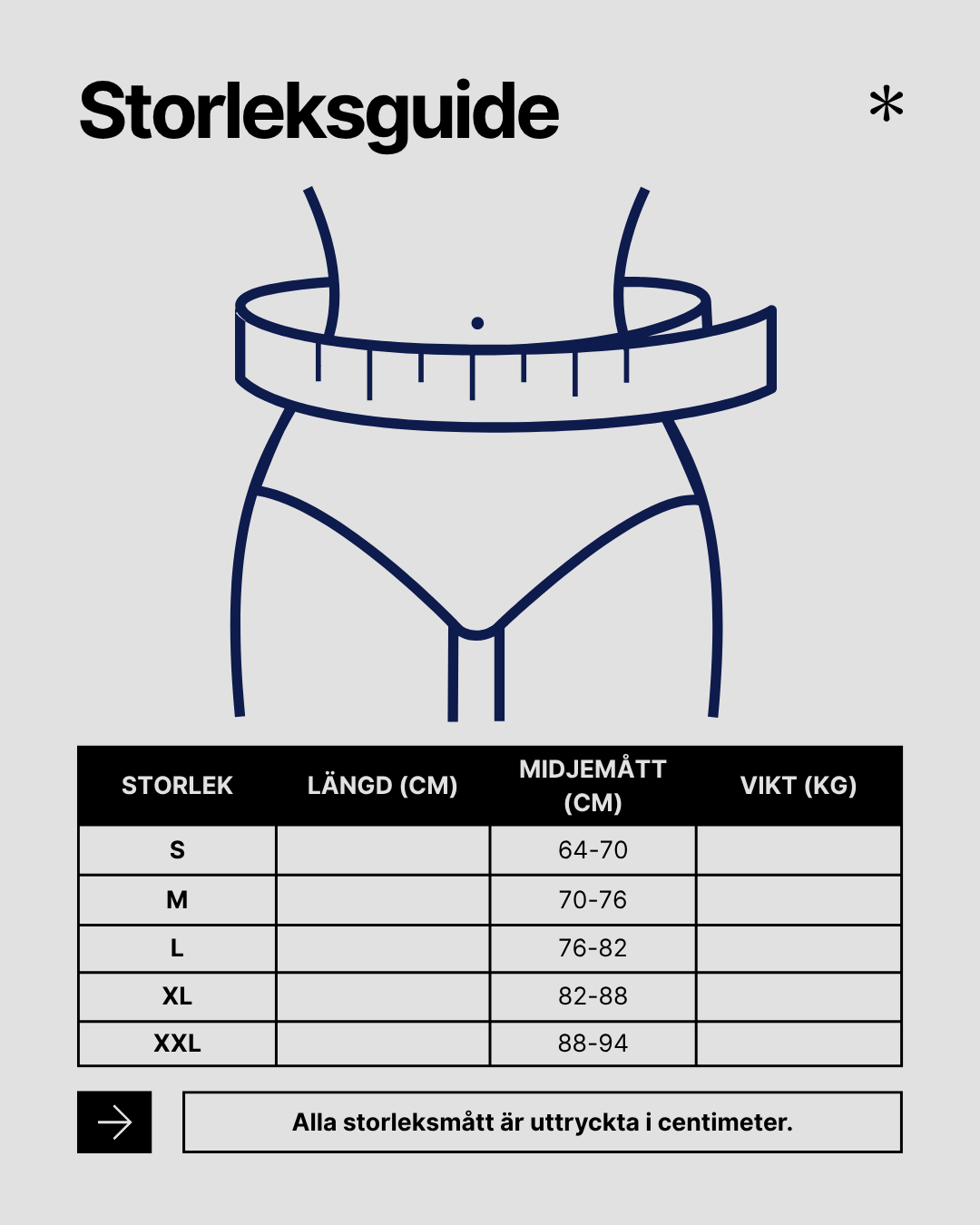 Midjetränare Korsett Premium - Stabil Posture