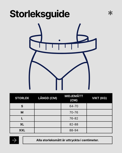 Midjetränare Korsett Premium - Stabil Posture