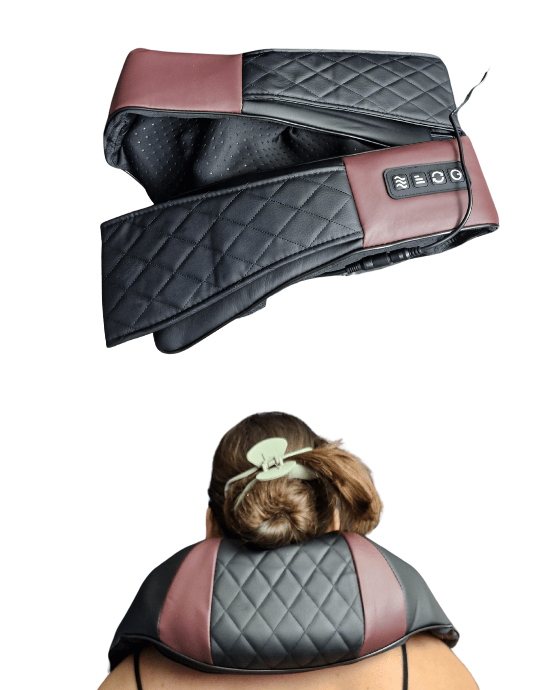 Shiatsu massageapparat med ergonomisk design - Stabil Posture