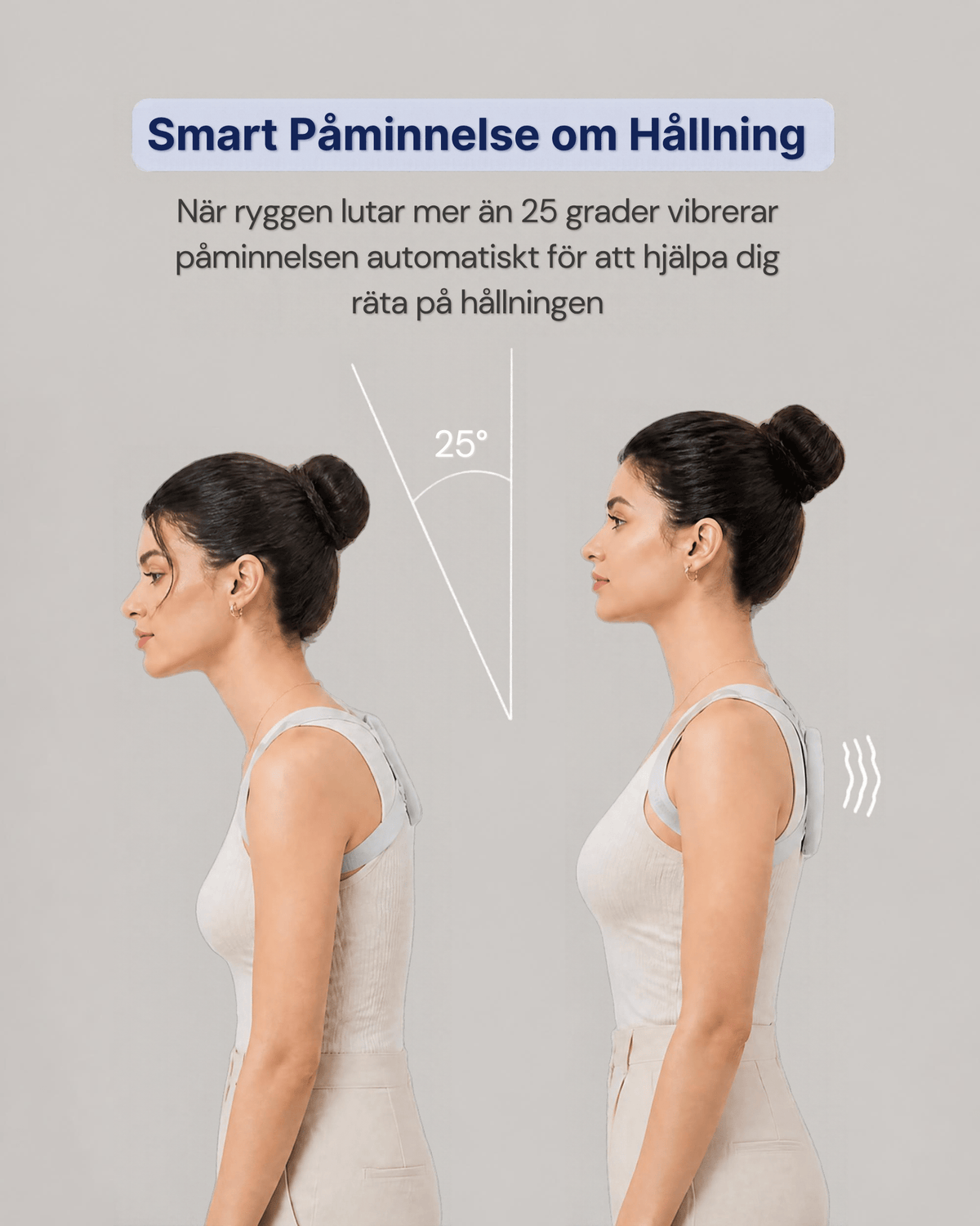 Smart hållningsband - Stabil Posture